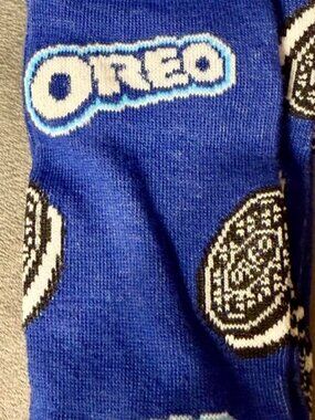 Oreo Cookie Pattern Crew Socks